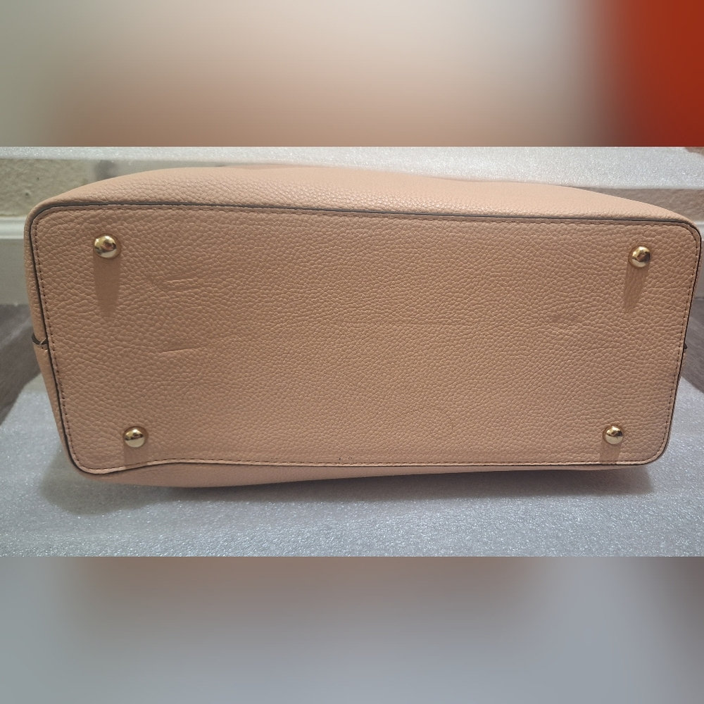 Jessica Moore Large Peach Tote Bag - Picture 4 of 5